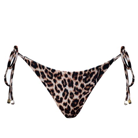 Cheetah Thong Bikini Bottom Etsy