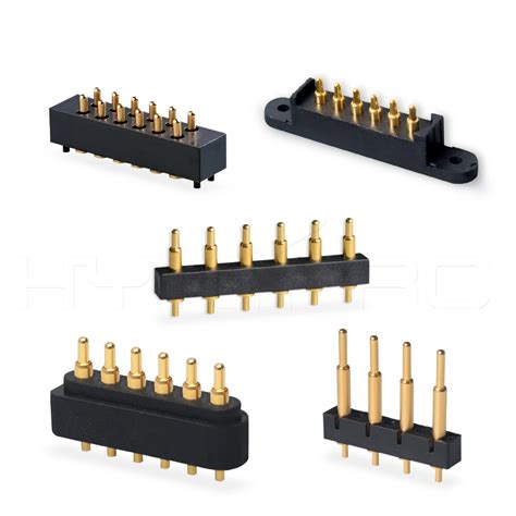 Precision Customizable Brass Spring Loaded Pcb Test Pogo Pin Connector