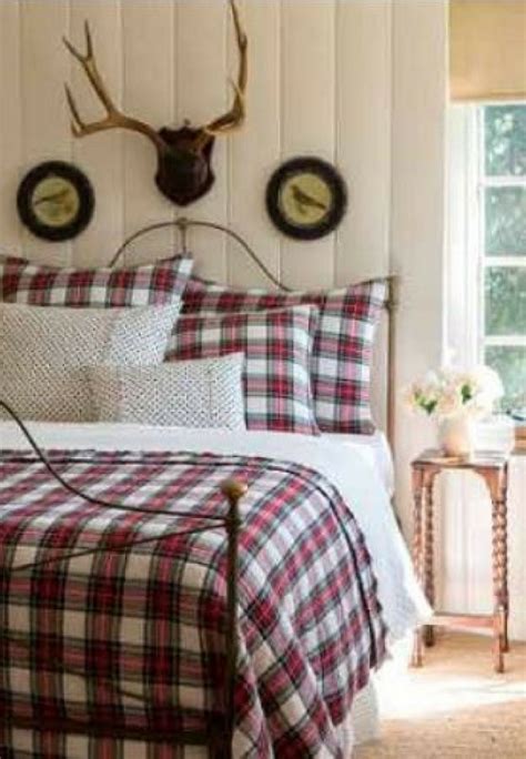 Classic Plaid Bedding Set Red White And Green Aberdeen Plaid