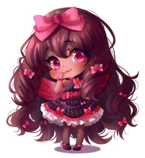 Chibi Commission Drawing By Owinter Cute Anime Chibi Cute Animal