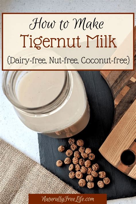 How To Make Tigernut Milk Dairy Free Nut Free Tigernut Mama