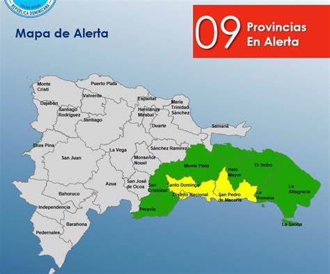 El Distrito Nacional Y Nueve Provincias En Alerta Por Las Lluvias
