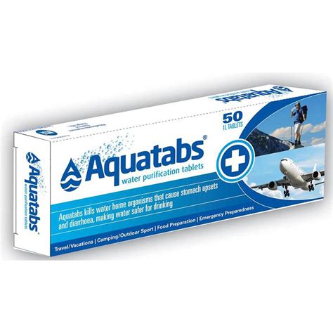 Aquatabs Water Purification Tablets 50 Go Camping And Overlanding