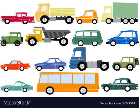 Different Types Of Cars Royalty Free Vector Image