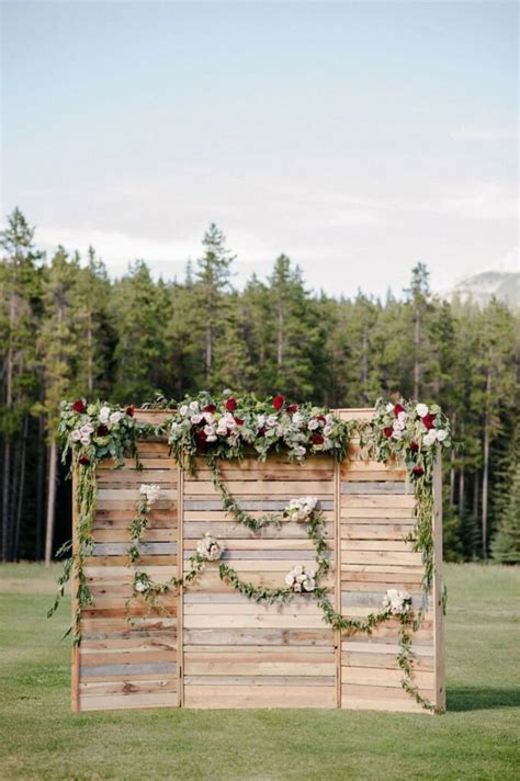 Photocall Con Palets Para Tu Boda