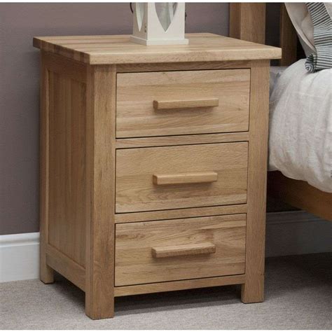 Opus Solid Oak Bedside Cabinet Best Price Online