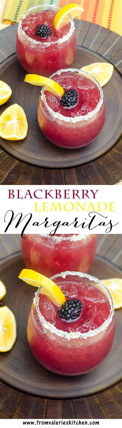 Blackberry Lemonade Margaritas Tart Lightly Sweet And Delicious