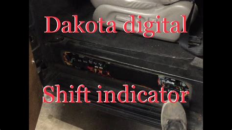 New Shifter Mount Installing Dakota Digital Shift Indicator Module