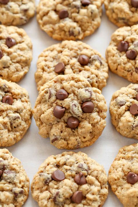 Ooey, gooey, chewy, and all the things. Soft and Chewy Oatmeal Chocolate Chip Cookies - Live Well ...