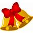 Christmas Bells With Ribbon  Free Clip Art