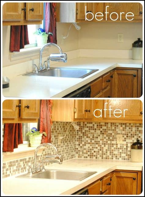 Don't try to remove the countertops by yourself. Remove laminate counter backsplash and replace with tile ...
