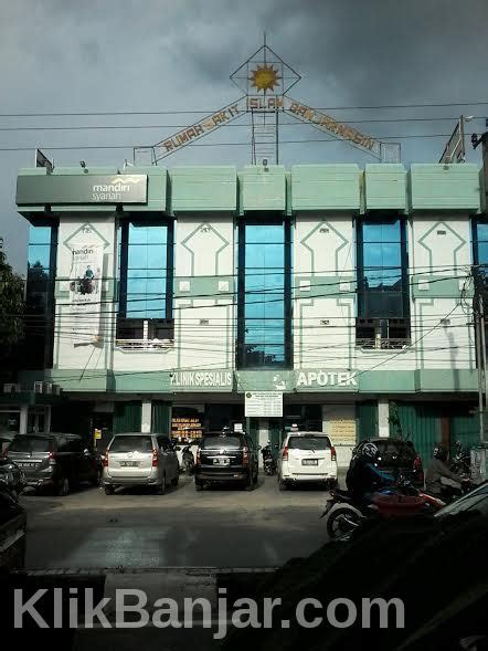 Rumah sakit islam banjarmasin pendaftaran rawat jalan online pasien bpjs. Rumah Sakit Islam, di Jalan S. Parman, Banjarmasin
