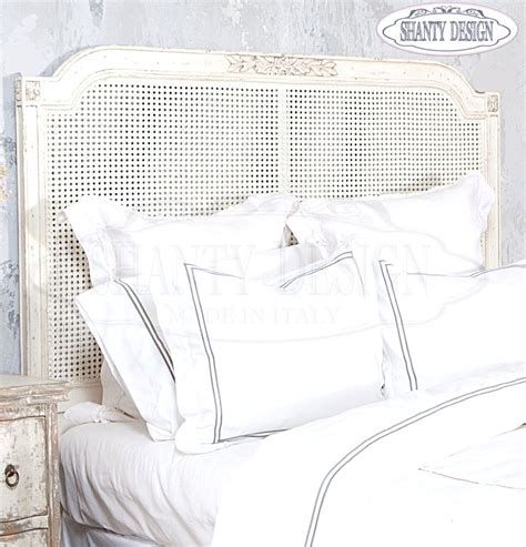 Testata per letto matrimoniale di 150cm realizzata interamente in legno riciclato. Testata Letto Matrimoniale Shabby Chic CLARISSA 2 Letti