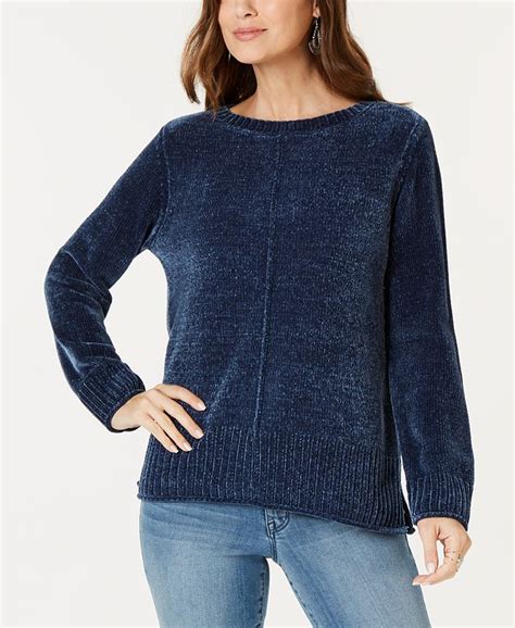 Style And Co Petite Chenille Sweater Created For Macys And Reviews