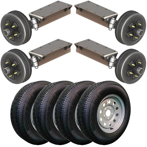 35k Tandem Heavy Duty Torsion Axle Trailer Kit Order Yours Now