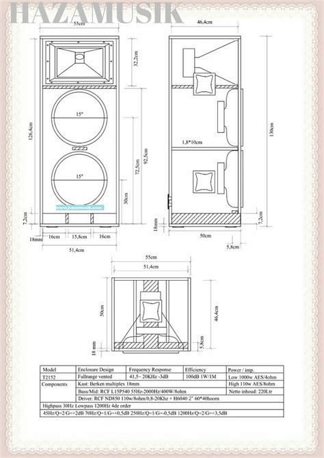 Box miniatur skema box subwoofer 4 inch double. Bentuk ukuran skema box speaker 15"x2 low mid lapangan ...