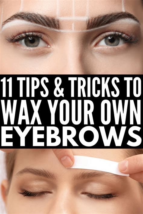 How To Wax Your Own Eyebrows At Home 11 Tips And Tricks