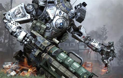 Wallpaper Wallpaper Battlefield Gun Game Robot Weapon War Man