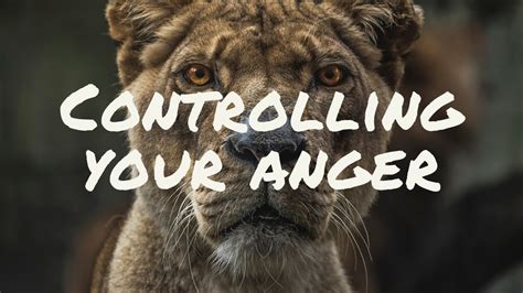 So, the key to anger management is effectively processing the anger and turning it from something to be feared into an ally. Short story- controlling anger - YouTube