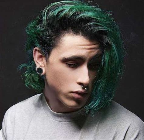 40 Dreamy Green Hair Color Ideas For Stylish Men To Try Asap Cabello