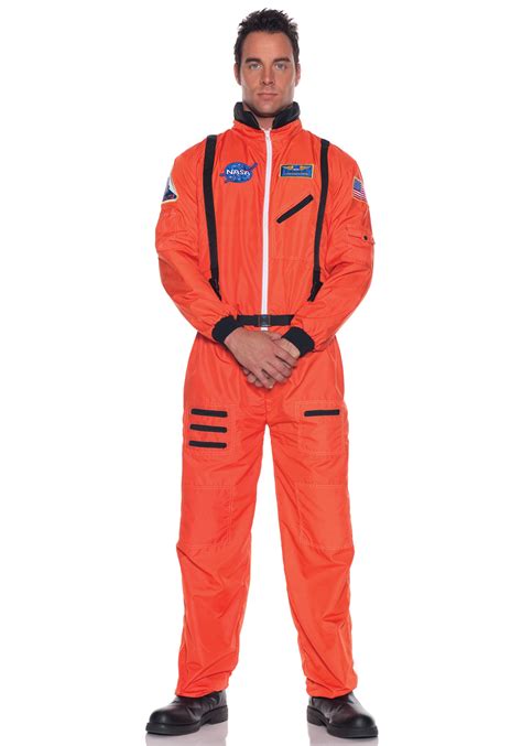 See the ejection suit that astronaut john young wore on the first shuttle flight in 1981. Plus Orange Astronaut Costume