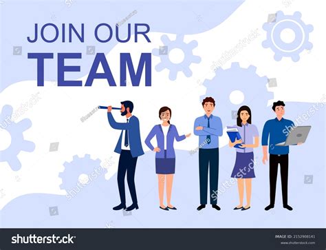 Join Our Team Concept Vector Illustration Stock Vector Royalty Free