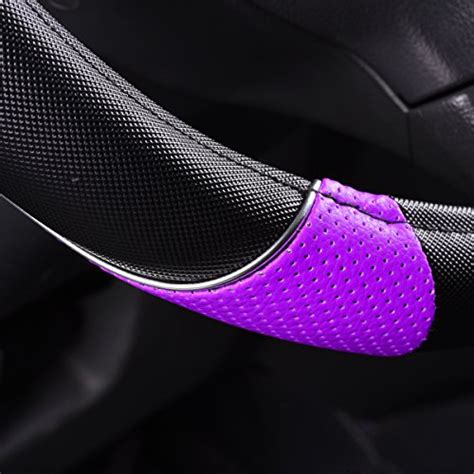 Car Pass Rainbow Steering Wheel Cover With Pvc Leather Universal Fits