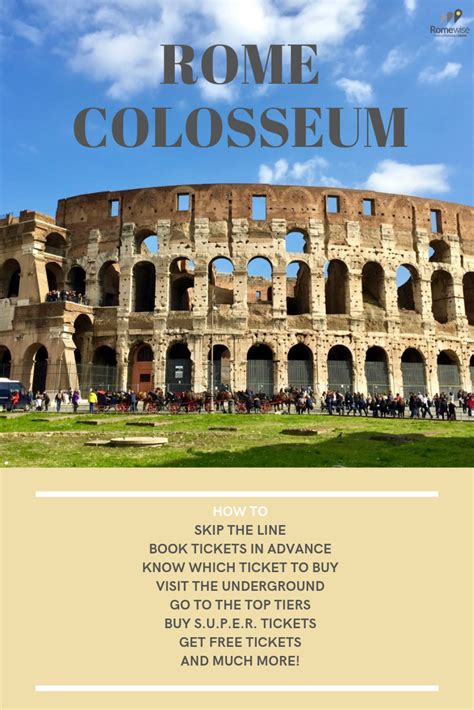 Colosseum Tickets How To Skip The Line