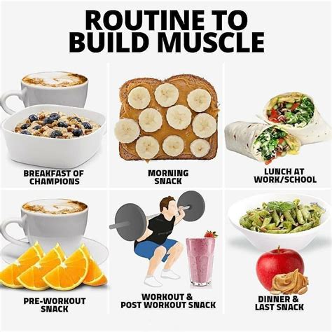 Routime To Build Muscle Post Workout Food Workout Food Post Workout