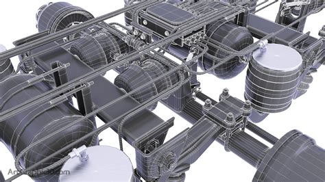 Suspension Rear Drive Axle 3d 34 3d Models Download Artgraphic3d
