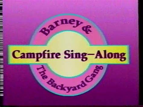 Barney The Backyard Gang Campfire Sing Along But The Audio Is A Semitone Lower