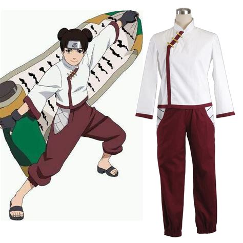 Naruto Shippuden Tenten 2 Anime Cosplay Costumes Outfit Naruto