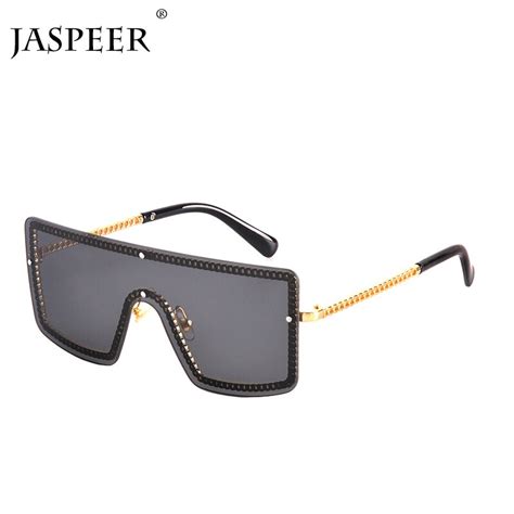 fashion square sunglasses women luxury oversized gradient blue pink yellow lens metal frame flat