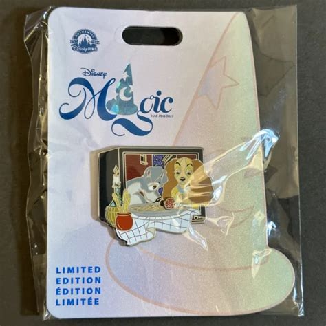 Disney Magic Hap Pins Event 2023 Magical Movie Moments Lady Tramp Pin