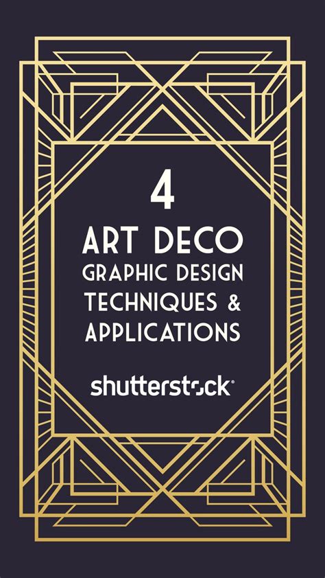 4 Art Deco Graphic Design Techniques And Applications