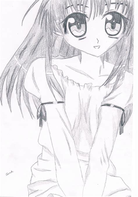 Happy Anime Girl By Sailorsv On Deviantart