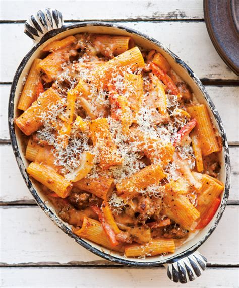 (about 8 minutes) drain well. Baked Rigatoni with Fennel, Sausage & Pepperonata ...
