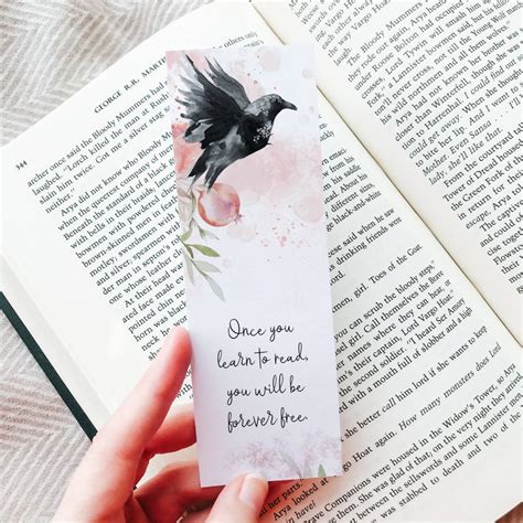 printable bookmarks with quotes watercolor bookmark art bookish ts book lover t pdf