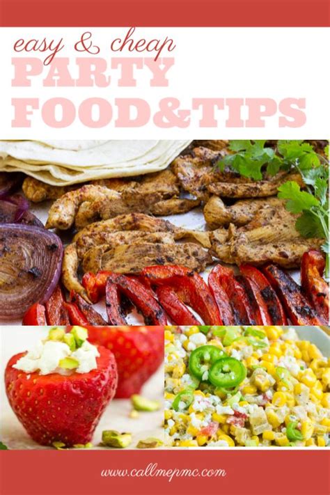 Fun ideas for bite sized snacks, clever ways to serve hors d'ouveres, food on a stick, drink recipes you can. Cheap and Easy Party Food and Tips - It doesn't matter ...