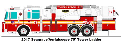 Fdny New 2017 Seagrave Tower Ladder 17 By Geistcod By Geistcode On
