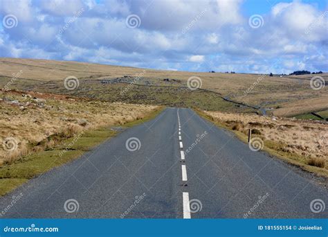 Road Disappearing Into The Distance Uk Stock Photo Image Of English