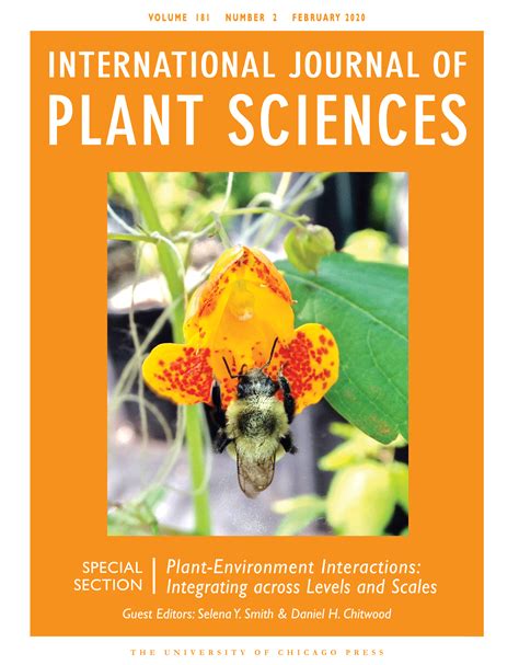 International Journal Of Plant Sciences Special Issues