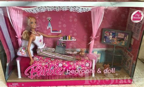 2007 Barbie My House Bedroom And Doll Toy Sisters