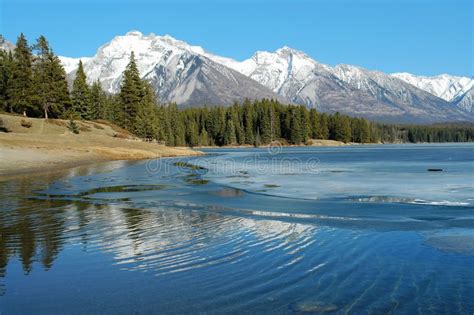 Spring Mountain Lake Stock Photo Image Of Rocky Landscape 4512006