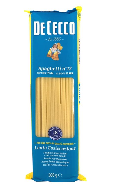 De Cecco Spaghetti nr 12 Makaron włoski 500g
