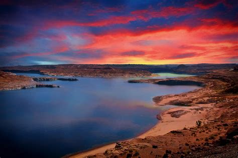Sunrise At Lake Powell Photograph By Mountain Dreams Fine Art America