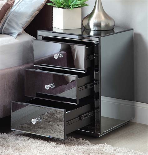 Check spelling or type a new query. Vegas SMOKE Mirrored Bedside Tables & Tallboy Package ...