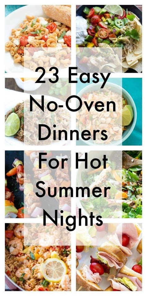 easy no oven dinners for hot summer nights summer recipes dinner 14336 hot sex picture