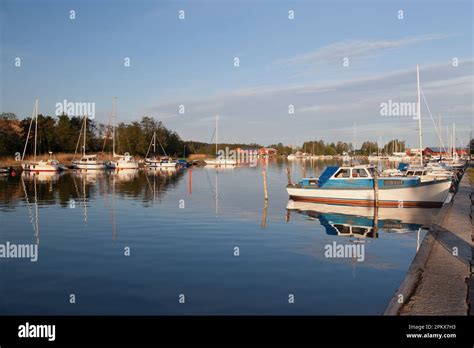 Finland Uusikaupunki Nystad Harbour Yachts Stock Photo Alamy