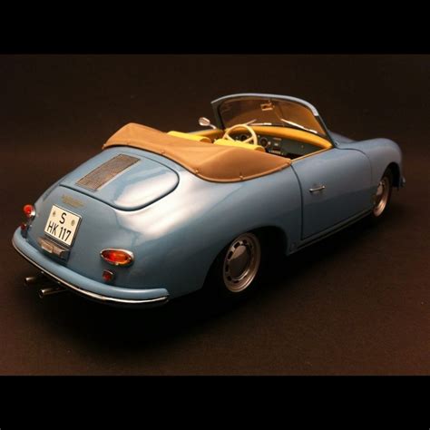 Porsche 356 A Cabriolet Blau 1 18 Schuco 450031100